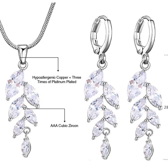 Earrings Necklace Set - Picture 3 of 4